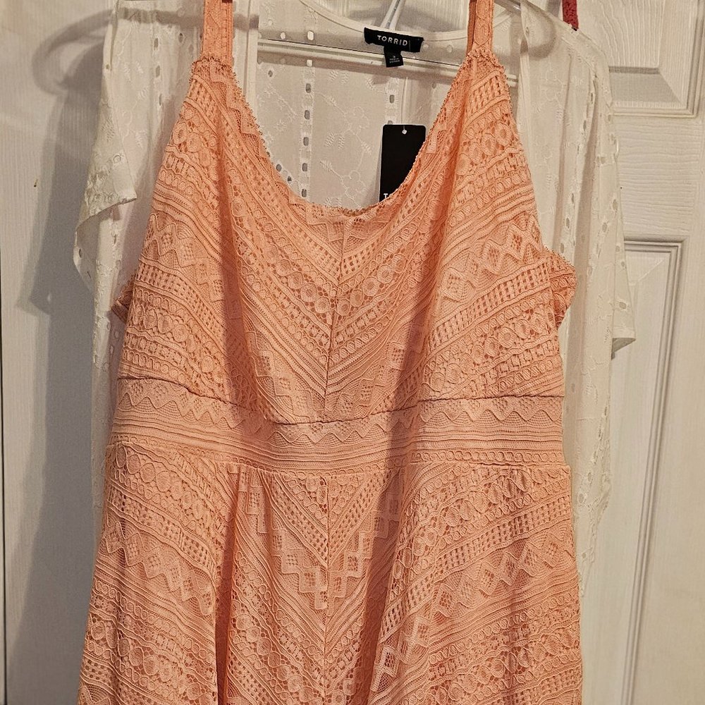 Pink dress from Torrid